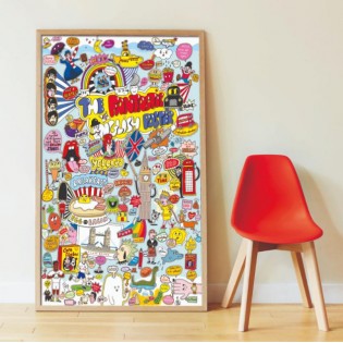 Poster & stickers 100% English - Poppik