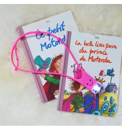 Lampe de lecture LED multifonctions rose