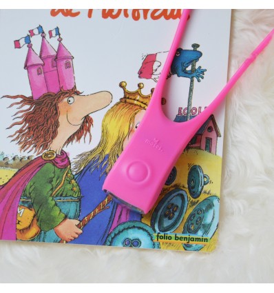 Lampe de lecture LED multifonctions rose