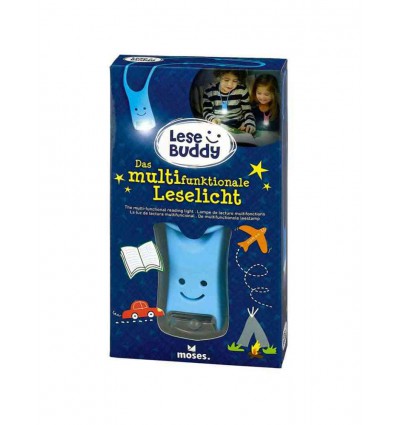 Lampe de lecture LED multifonctions bleue