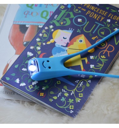 Lampe de lecture LED multifonctions bleue