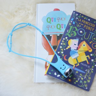 Lampe de lecture LED multifonctions bleue