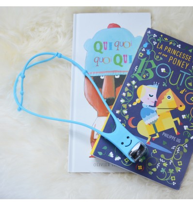 Lampe de lecture LED multifonctions bleue