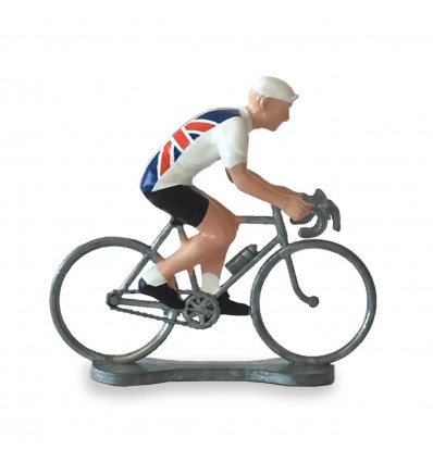 Figurine cycliste Grande-Bretagne - Bernard & Eddy