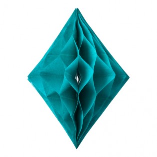 Losange alvéolé émeraude - Artyfete