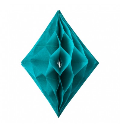 Losange alvéolé émeraude - Artyfete