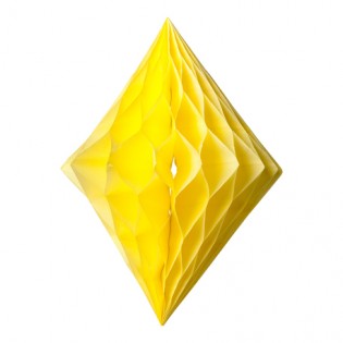 Losange alvéolé jaune - Artyfete
