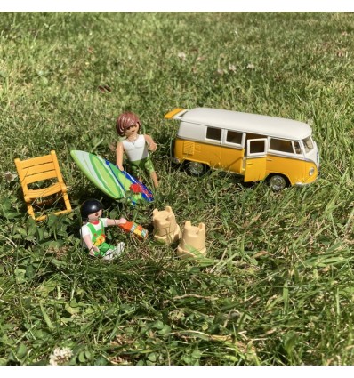 Van Volkswagen Jaune à friction