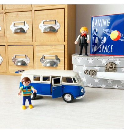 Van Volkswagen Bleu à friction