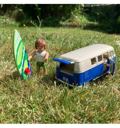 Van Volkswagen Bleu à friction