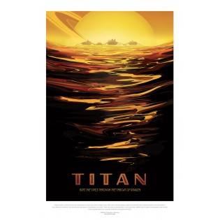 Affiche NASA - Mission Titan 2