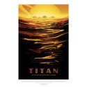 Affiche NASA - Mission Titan