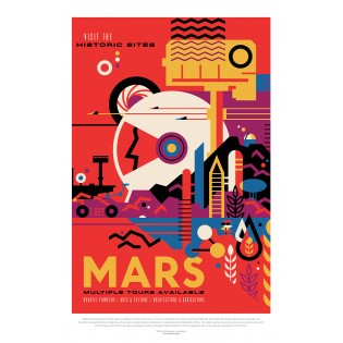 Affiche NASA - Mission Mars 2