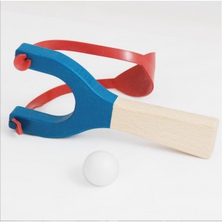 Lance-pierre bleu en bois - Me & Mine