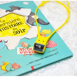 Lampe de lecture LED multifonctions jaune