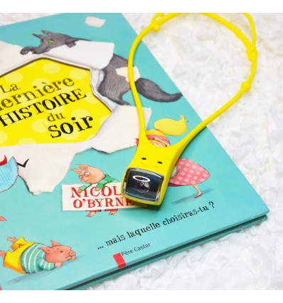 Lampe de lecture LED multifonctions jaune