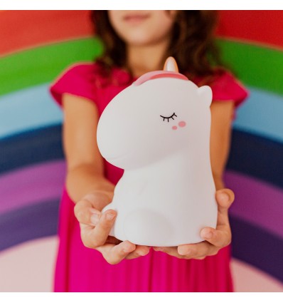 Veilleuse souple Licorne blanche - Little L
