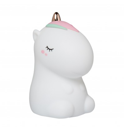 Veilleuse souple Licorne blanche - Little L