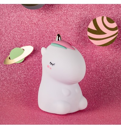 Veilleuse souple Licorne blanche - Little L