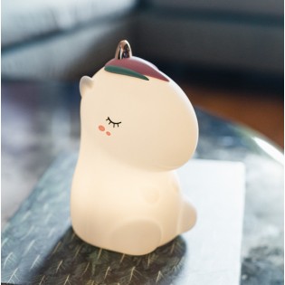 Veilleuse souple Licorne blanche - Little L
