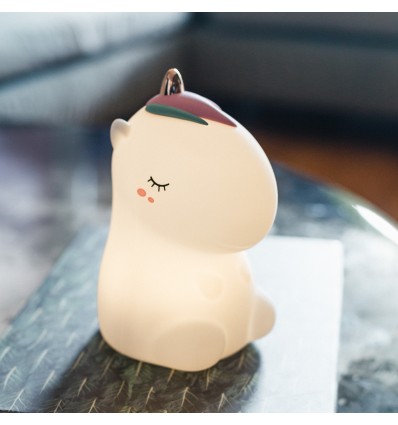 Veilleuse souple Licorne blanche - Little L