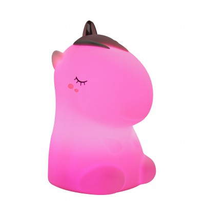 Veilleuse souple Licorne Rose - Little L