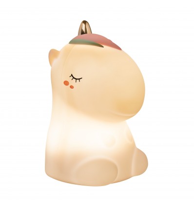 Veilleuse souple Licorne Rose - Little L