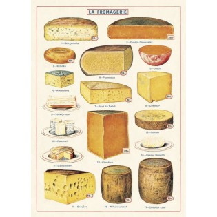 Affiche vintage Fromages - Cavallini & Co