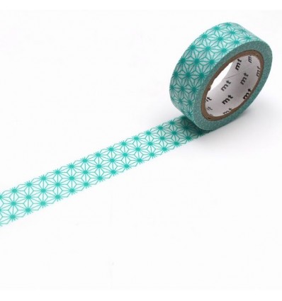 Masking Tape Asanoha vert
