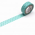 Masking Tape Asanoha vert