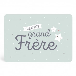Carte "Bientôt grand frère" - Zü (zu) 2