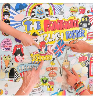 Poster & stickers 100% English - Poppik