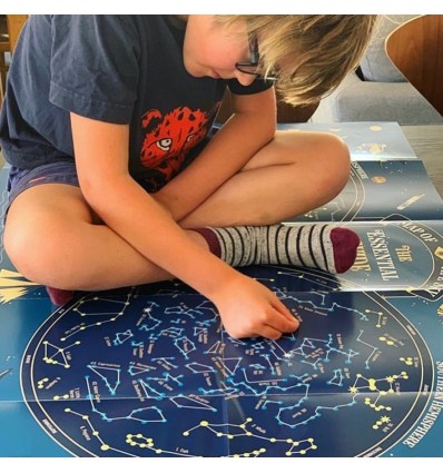 Poster & stickers phospho Carte du Ciel - Poppik