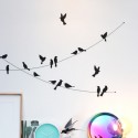 Kit de pliage papier de 22 oiseaux noirs - Assembli