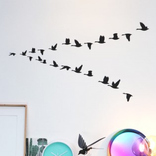 Kit de pliage papier de 22 oies noires - Assembli 2