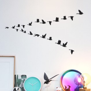 Kit de pliage papier de 22 oies noires - Assembli