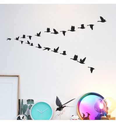 Kit de pliage papier de 22 oies noires - Assembli