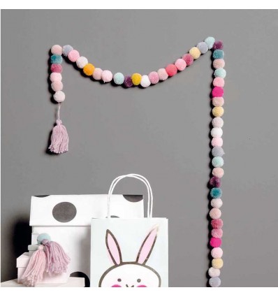 Set de pompons laine Jolly Xmas - Rico Design