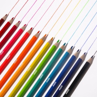 16 crayons de couleurs POP - Omy