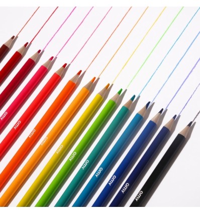 16 crayons de couleurs POP - Omy