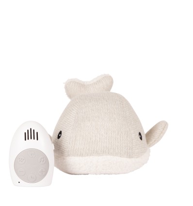 Peluche Bruits Blancs baleine grise - Flow