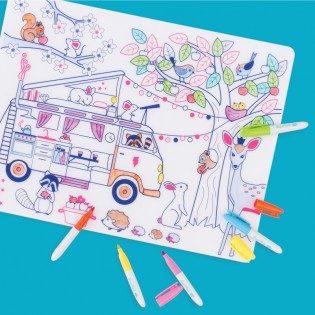 Set de table silicone Dream Van - Super Petit