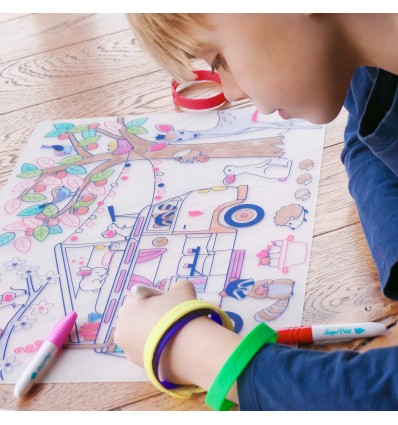 Set de table silicone Dream Van - Super Petit