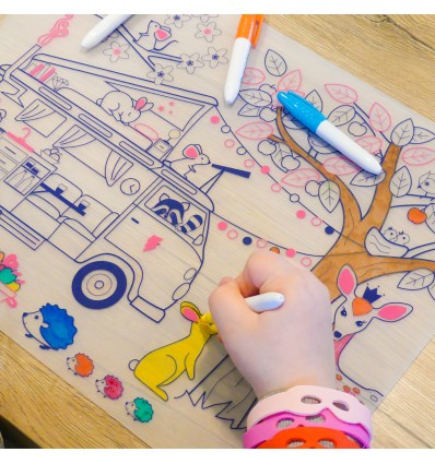 Set de table silicone Dream Van - Super Petit