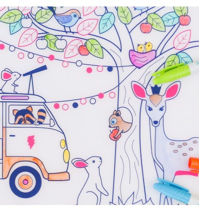 Set de table silicone Dream Van - Super Petit