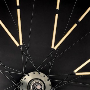 Réflecteurs pour rayons de vélo Or - Rainette 2