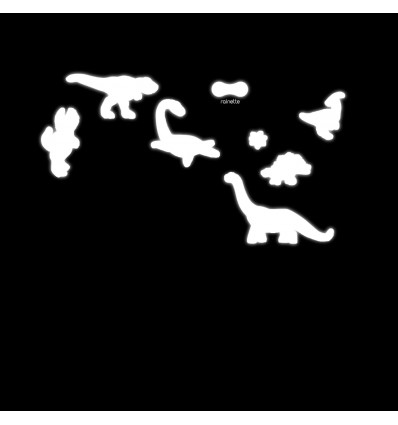 Sticker réfléchissant Dinosaures - Rainette