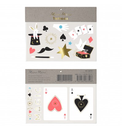 Tatouages éphémères Magie - Meri Meri