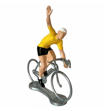 Figurine cycliste Vainqueur Maillot Jaune - Bernard & Eddy