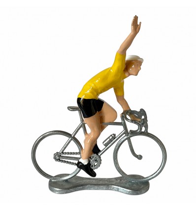 Figurine cycliste Vainqueur Maillot Jaune - Bernard & Eddy